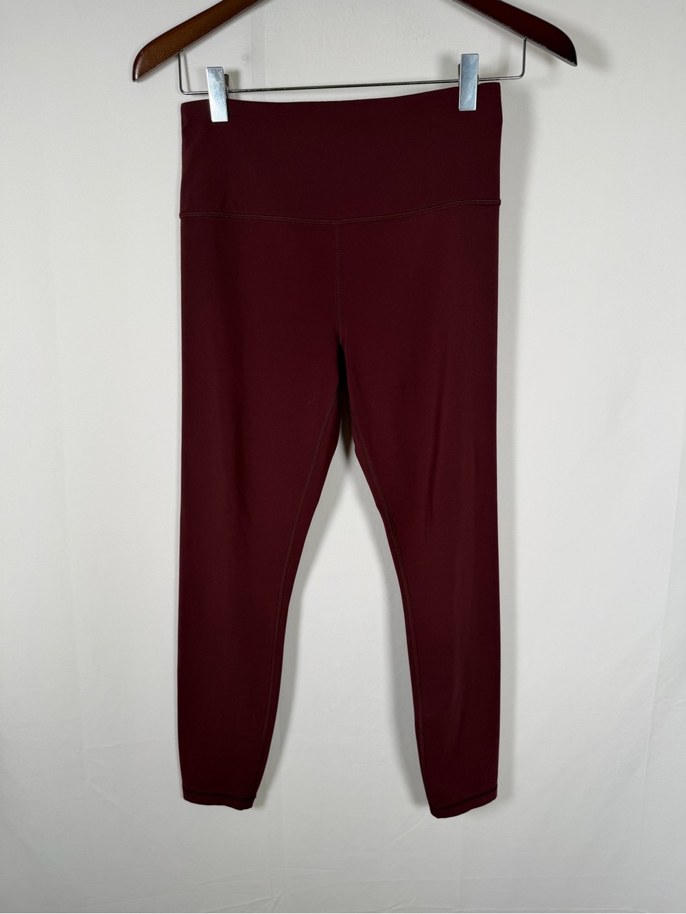 Athleta Ultra High-Rise Elation 7/8 Leggings in Deep Wine